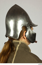 Head Woman White Historical Helmet Costume photo references